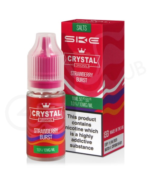 Strawberry Burst Nic Salt E-Liquid by Crystal Orig...