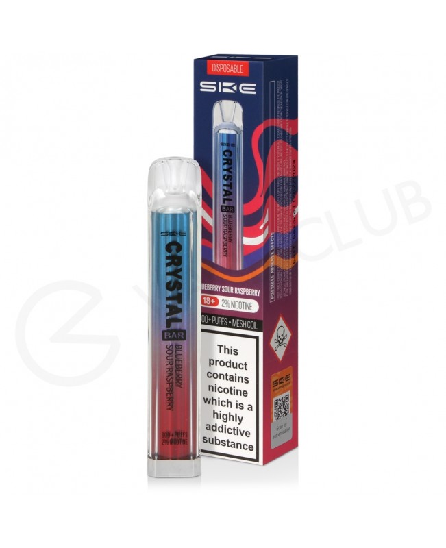 Blueberry Sour Raspberry Crystal Bar Disposable Vape