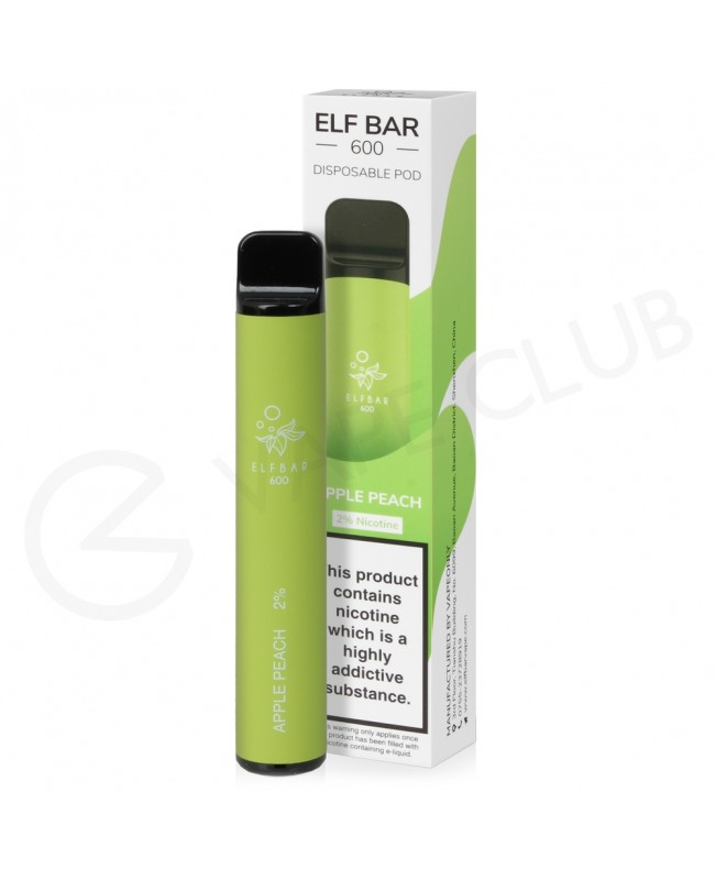 Apple Peach Elf Bar Disposable Vape