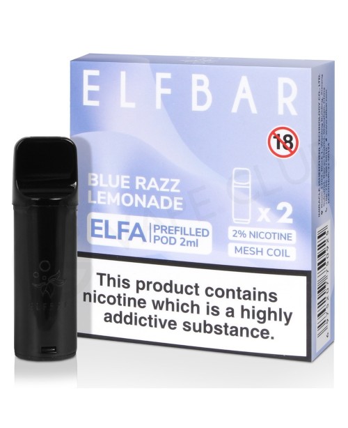 Blue Razz Lemonade Elf Bar Elfa Prefilled Pod