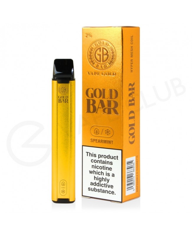 Spearmint Gold Bar Disposable Vape