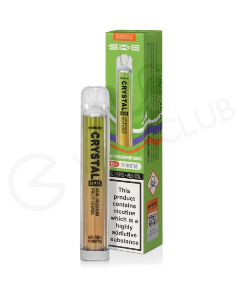 Kiwi Passionfruit Guava Crystal Bar Disposable Vap...