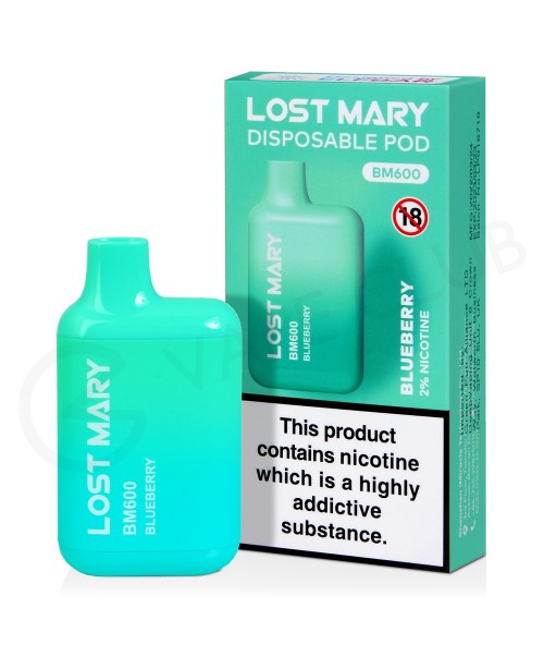 Blueberry Lost Mary BM600 Disposable Vape