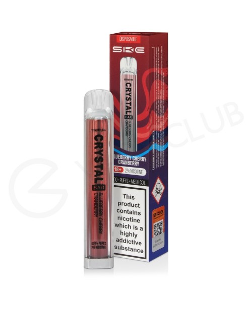 Blueberry Cherry Cranberry Crystal Bar Disposable ...