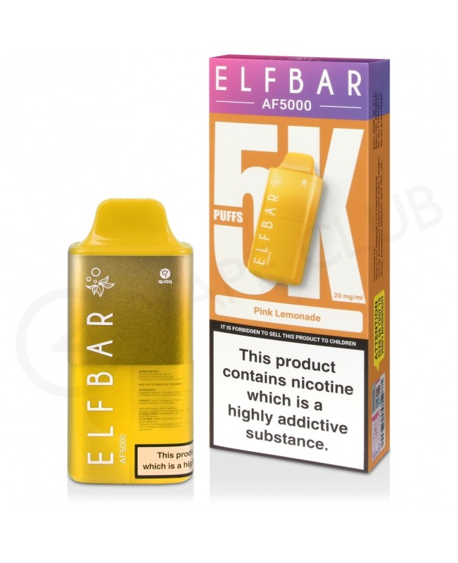 Pink Lemonade Elf Bar AF5000 Disposable Vape Kit