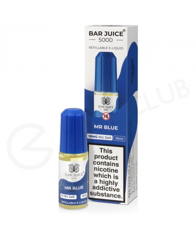 Mr Blue Nic Salt E-Liquid by Bar Juice 5000