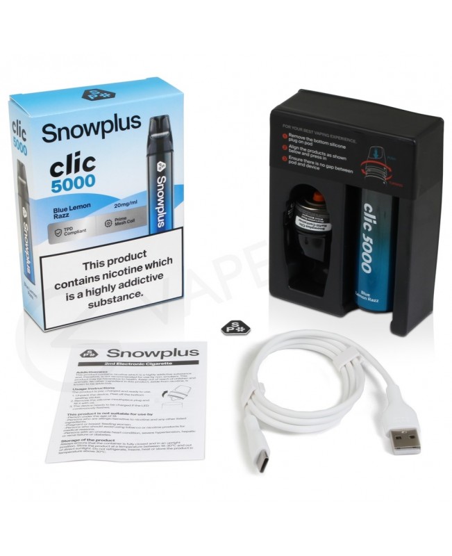 SnowPlus Clic 5000 Disposable Vape Kit