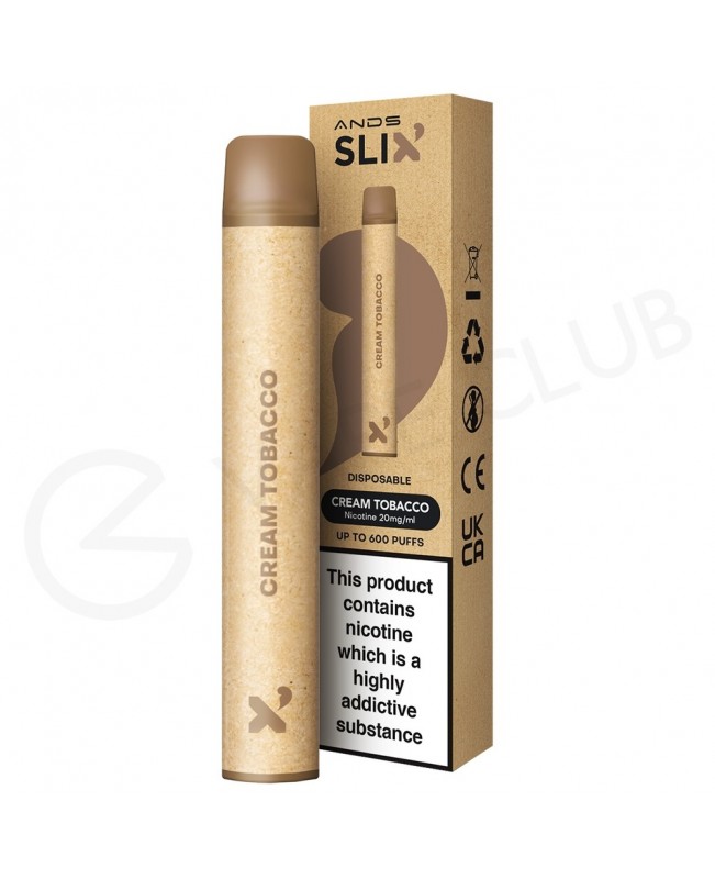 Cream Tobacco Slix Disposable Vape