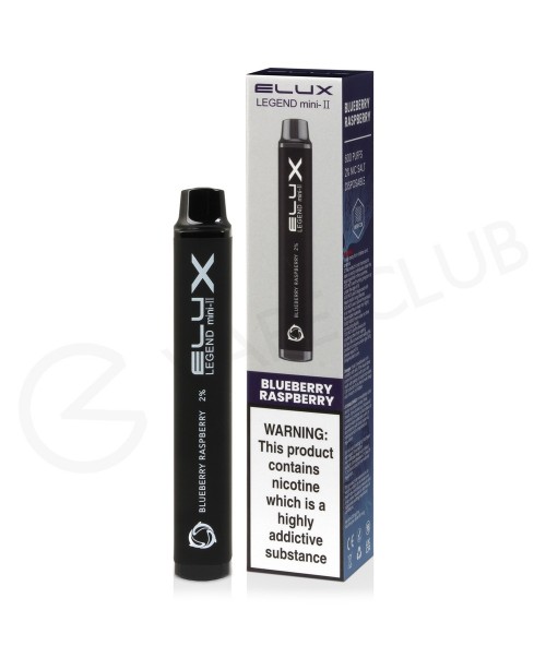 Blueberry Raspberry Elux Legend Mini II Disposable...