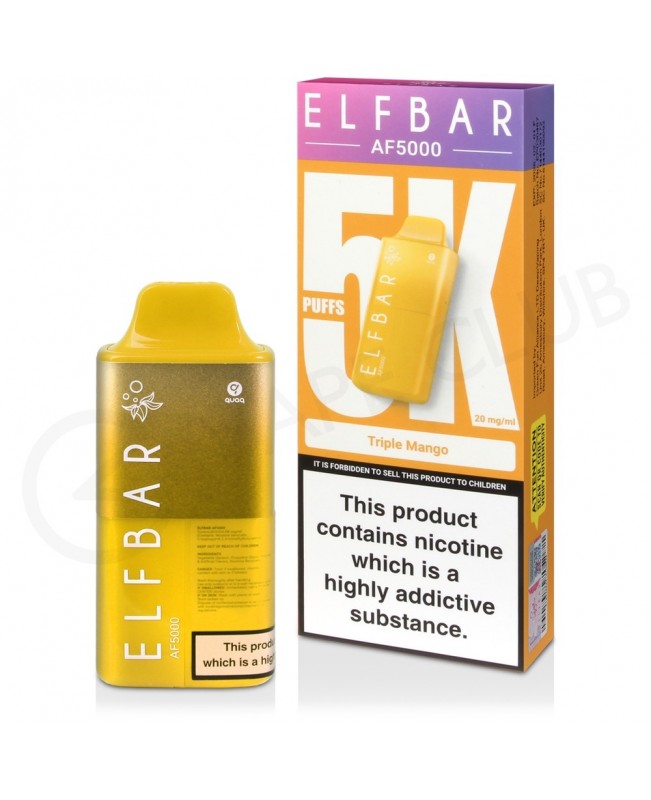 Triple Mango Elf Bar AF5000 Disposable Vape Kit