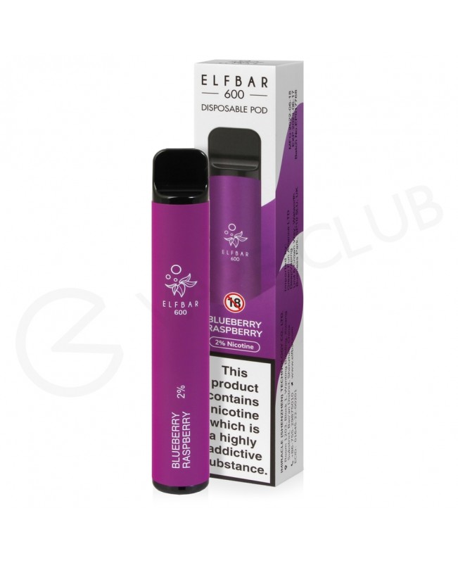 Blueberry Raspberry Elf Bar Disposable Vape