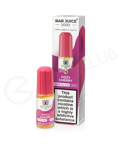 Fizzy Cherry Nic Salt E-Liquid by Bar Juice 5000