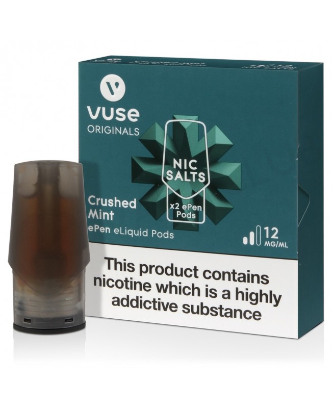 Crushed Mint ePen Nic Salt Prefilled Vape Pod by Vuse