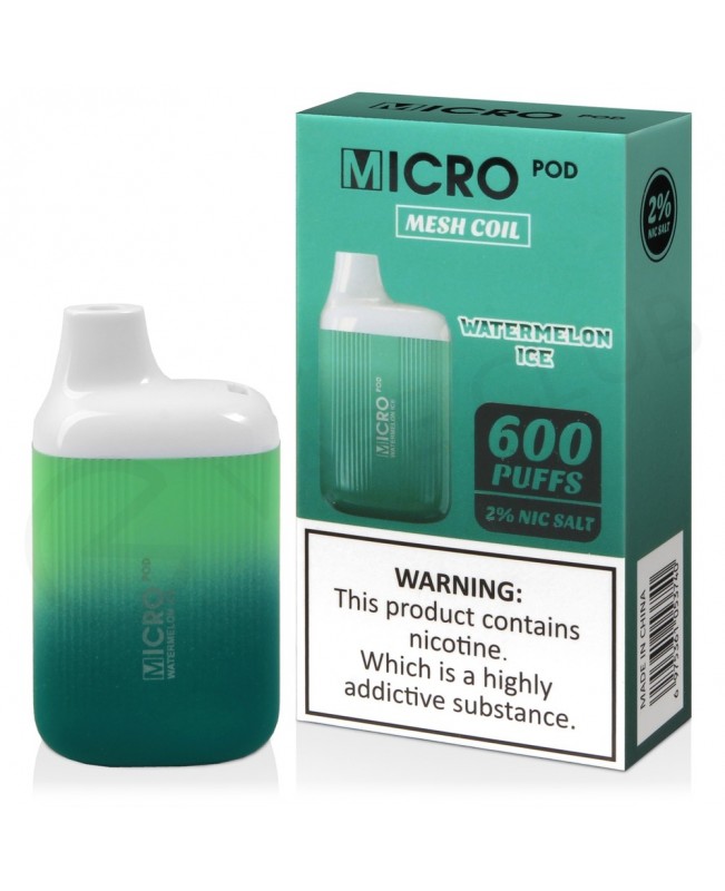 Watermelon Ice Micro Pod 600 Disposable Vape