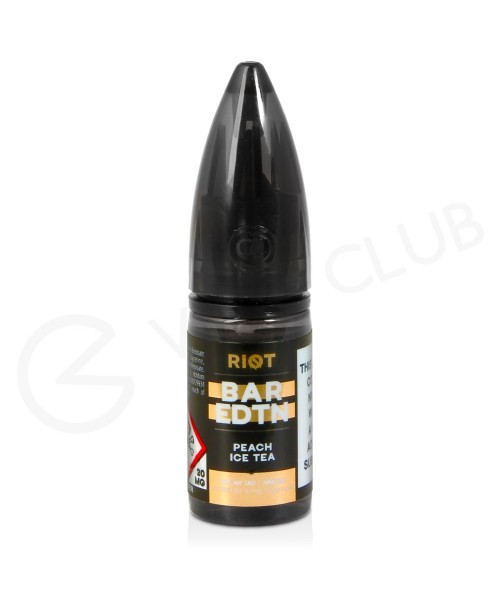 Peach Ice Tea Nic Salt E-Liquid by Riot Bar Editio...