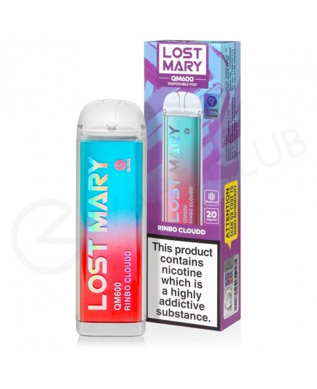 Rinbo Cloudd Lost Mary QM600 Disposable Vape