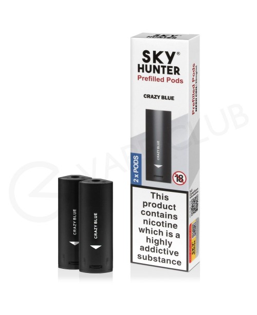 Crazy Blue Sky Hunter Twist Slim Prefilled Pod