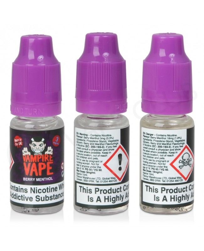 Berry Menthol E-Liquid by Vampire Vape