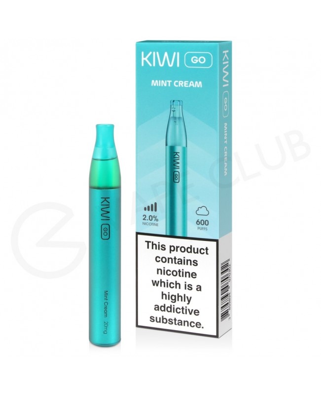 Mint Cream Kiwi Go Disposable Vape