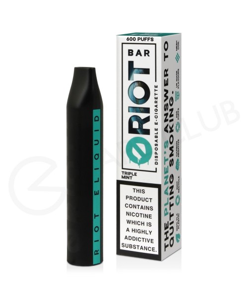 Triple Mint Riot Bar Disposable Vape