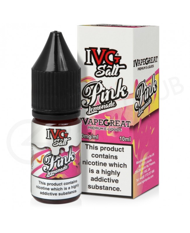 Pink Lemonade Nic Salt E-Liquid by IVG