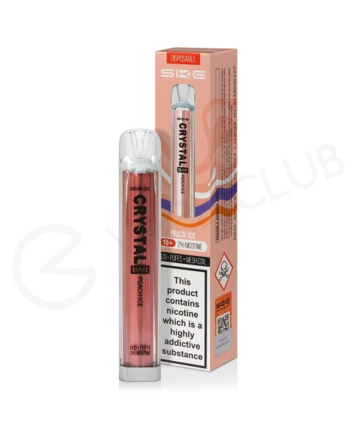 Peach Ice Crystal Bar Disposable Vape