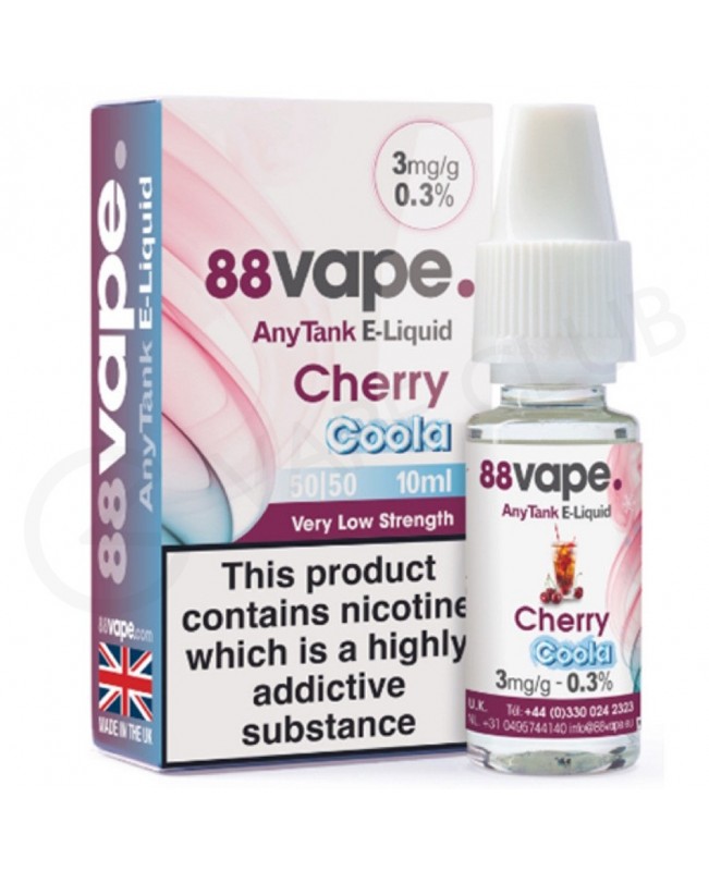 Cherry Coola E-Liquid by 88Vape Any tank