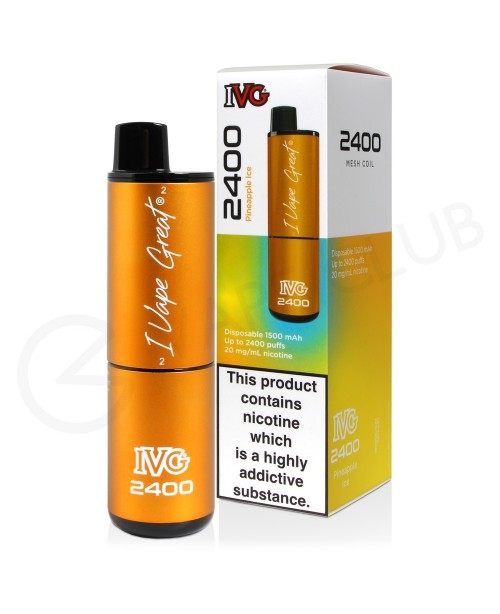 Pineapple Ice IVG 2400 Disposable Vape