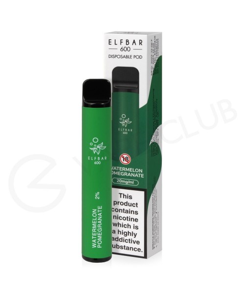 Watermelon Pomegranate Elf Bar Disposable Vape