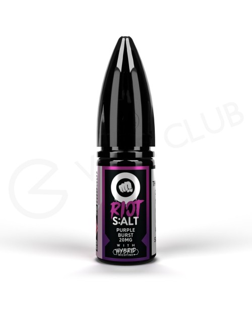 Purple Burst Hybrid Salt E-Liquid by Riot Squad