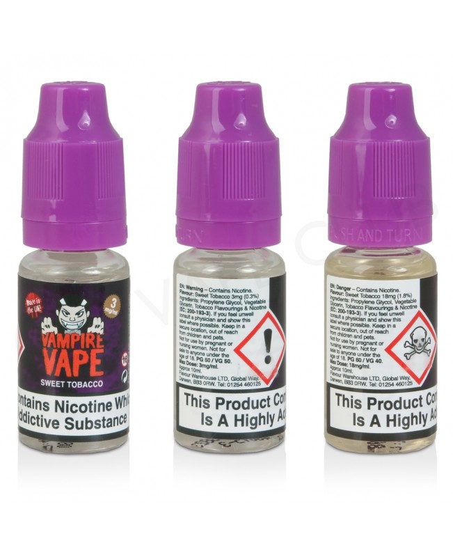 Sweet Tobacco E-Liquid by Vampire Vape