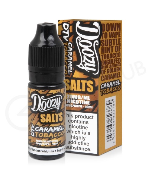 Caramel Tobacco Nic Salt E-liquid by Doozy Salts