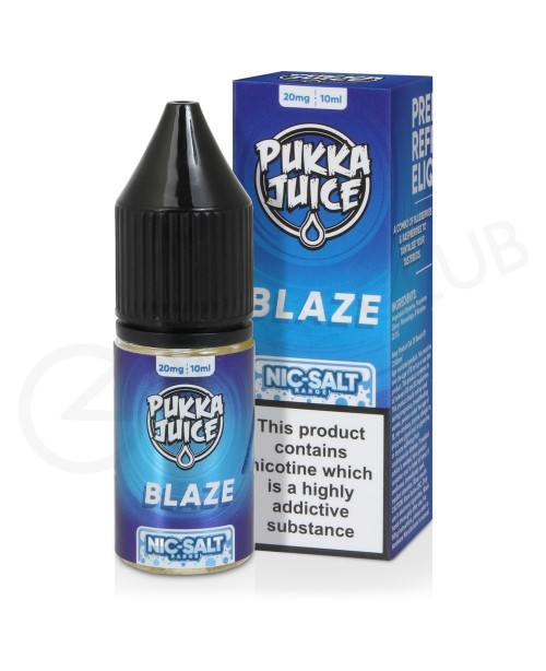 Blaze Nic Salt E-Liquid by Pukka Juice