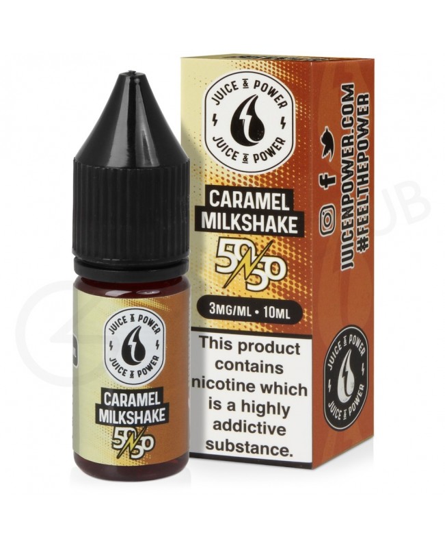 Caramel Milkshake E-Liquid by Juice N Power 50/50