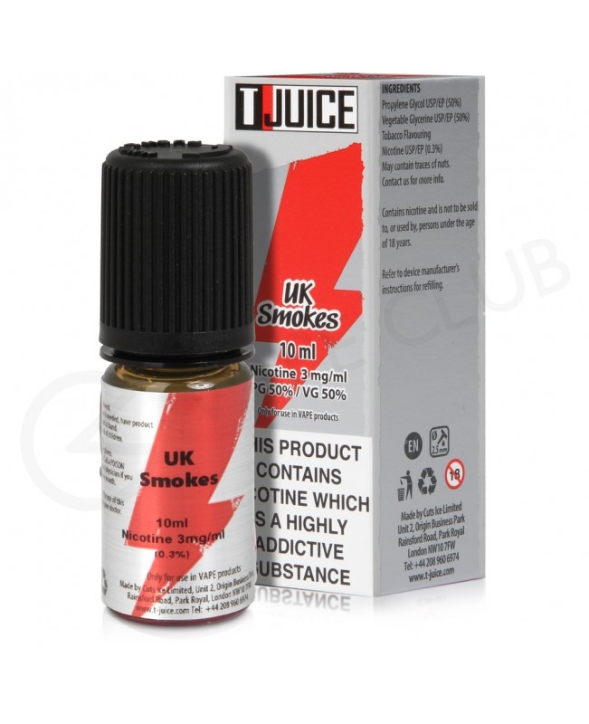 UK Smokes E-Liquid by TJuice