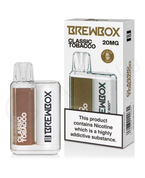 Classic Tobacco Brew Box Disposable Vape