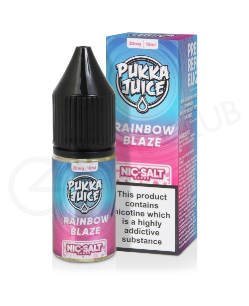 Rainbow Blaze Nic Salt E-Liquid by Pukka Juice