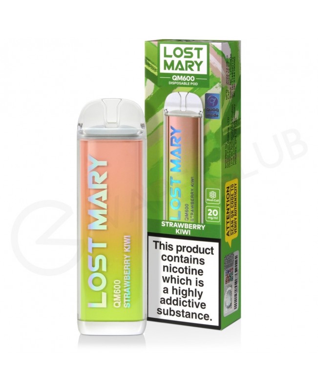 Strawberry Kiwi Lost Mary QM600 Disposable Vape