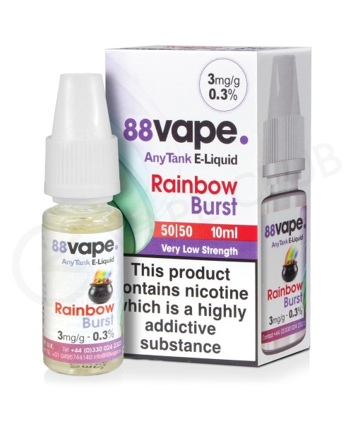 Rainbow Burst E-Liquid by 88Vape Any Tank