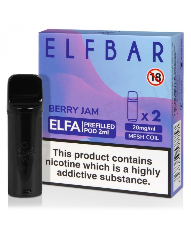 Berry Jam Elf Bar Elfa Prefilled Pod