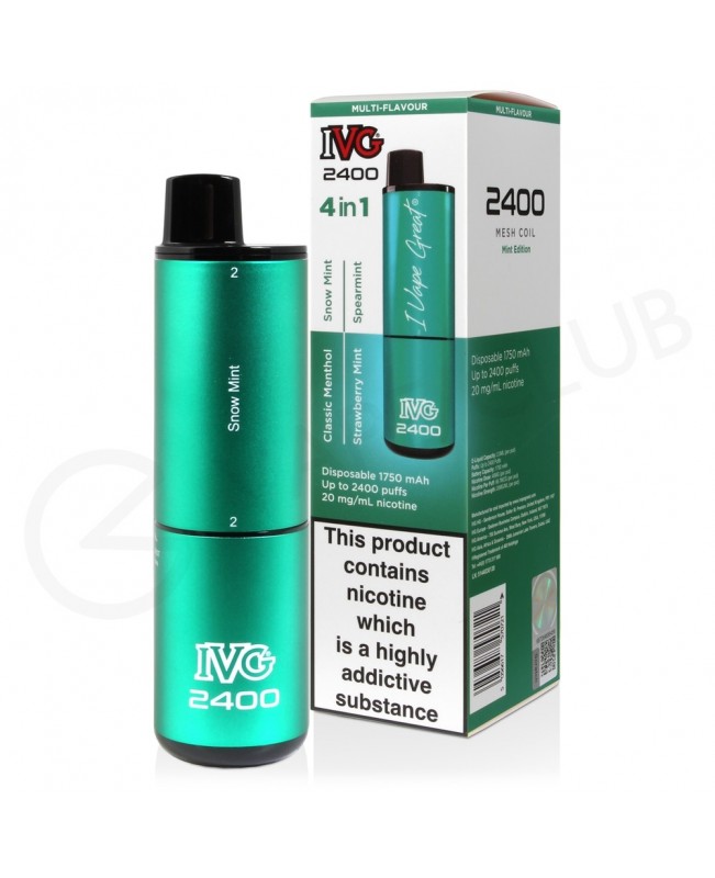 Mint Edition IVG 2400 Disposable Vape