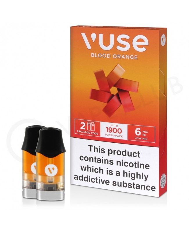 Blood Orange Nic Salt ePod Prefilled Pod by Vuse