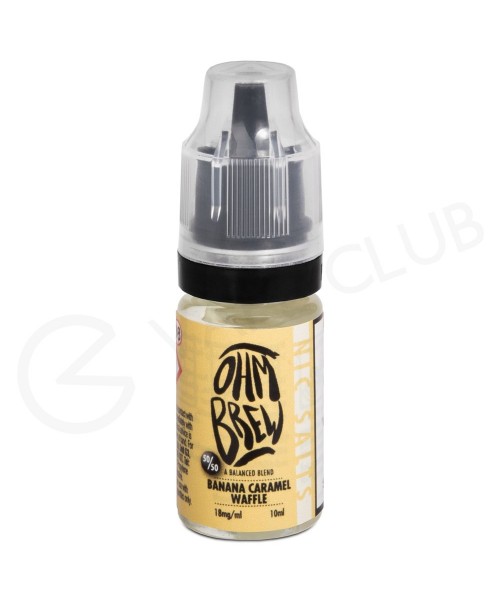 Banana Caramel Waffle E-liquid by Ohm Brew 50/50 N...