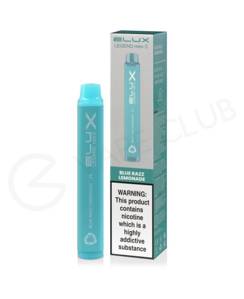 Blue Razz Lemonade Elux Legend Mini II Disposable ...