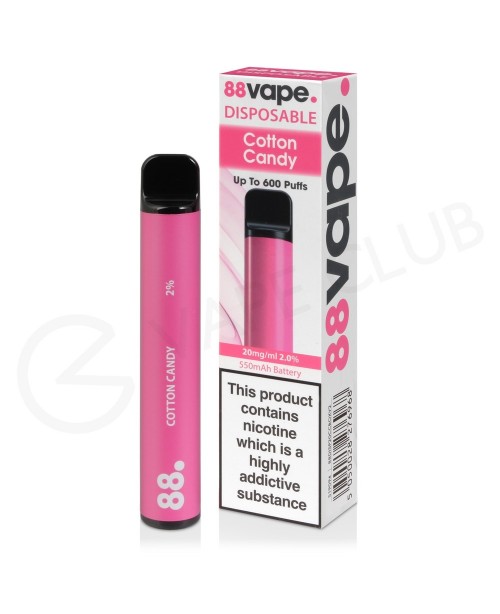 Cotton Candy 88Vape Disposable Device