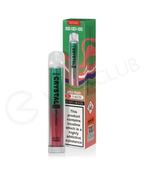 Apple Peach Crystal Bar Disposable Vape