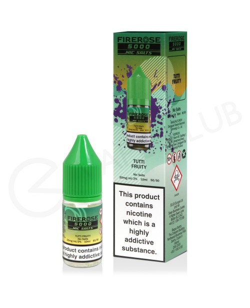 Tutti Fruity Nic Salt E-Liquid by Elux Firerose