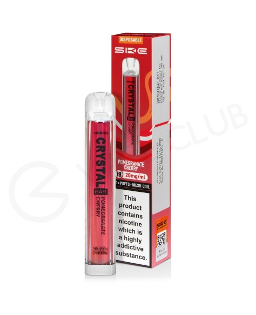 Pomegranate Cherry Crystal Bar Disposable Vape