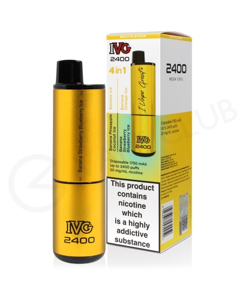 Banana Edition IVG 2400 Disposable  Vape