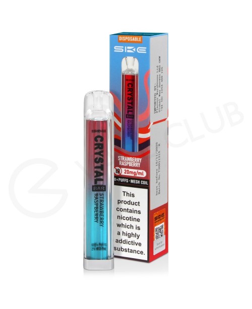 Strawberry Raspberry Crystal Bar Disposable Vape